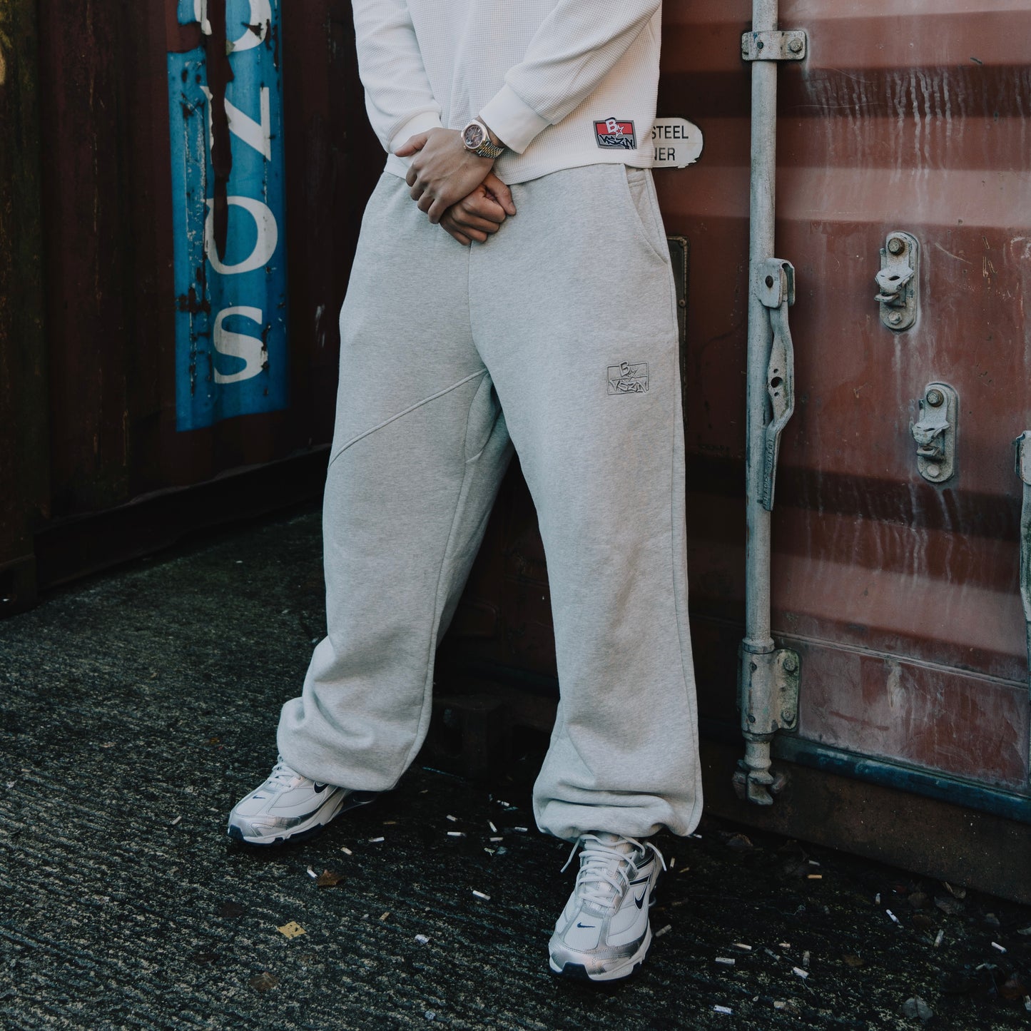 BEST x VSZN GREY JOGGERS