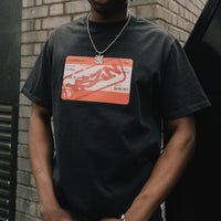 TRAIN TICKET TEE - BLACK