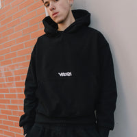 DOUBLE HOODIE - BLACK