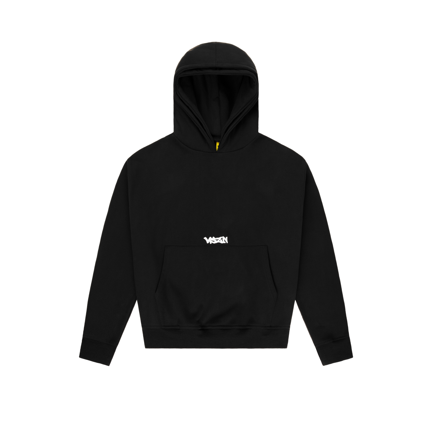DOUBLE HOODIE - BLACK