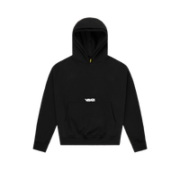 DOUBLE HOODIE - BLACK
