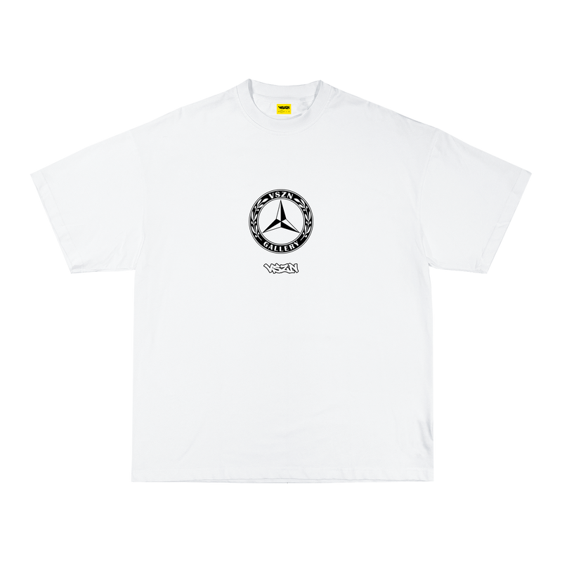 BLACK MERC TEE - WHITE