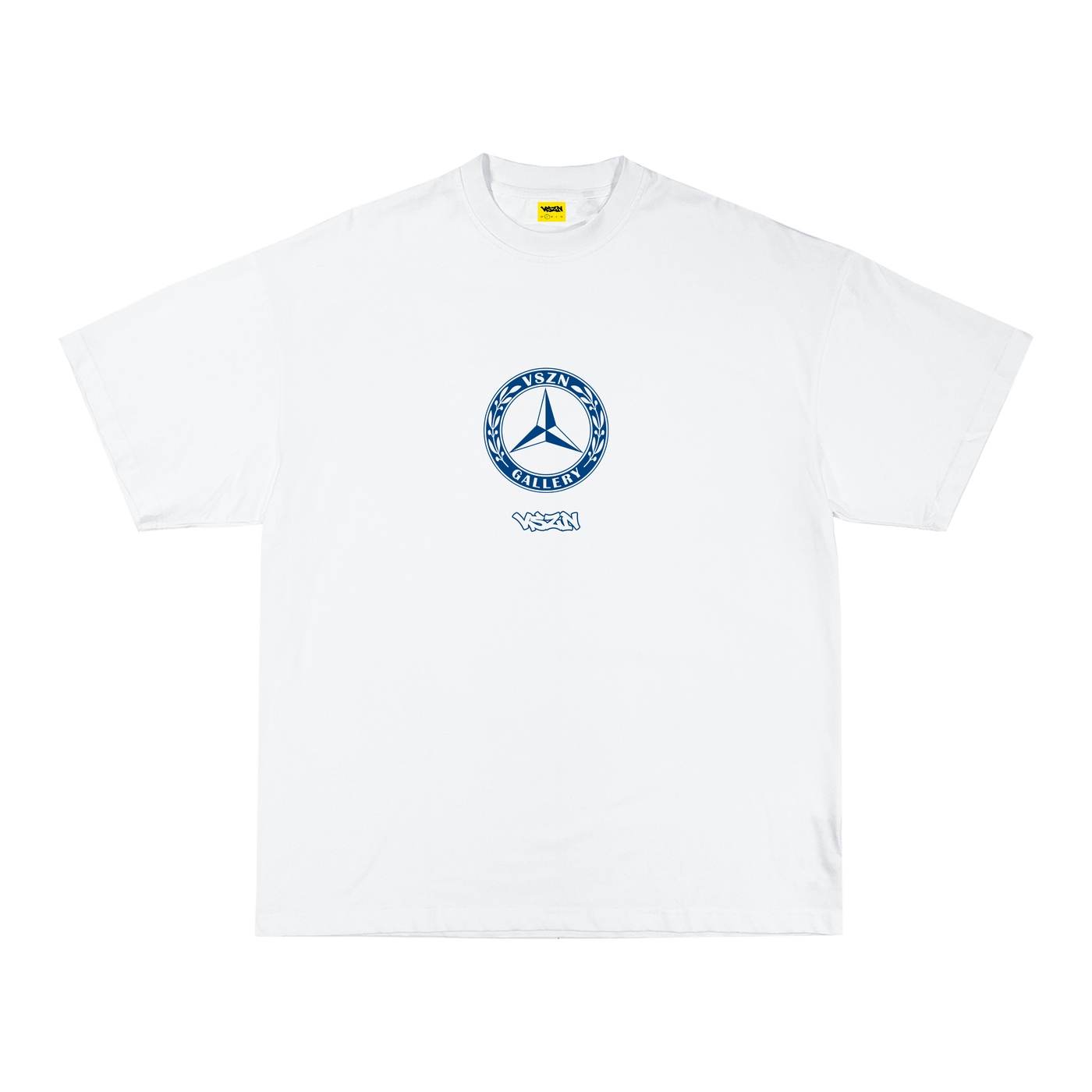 BLUE MERC TEE - WHITE