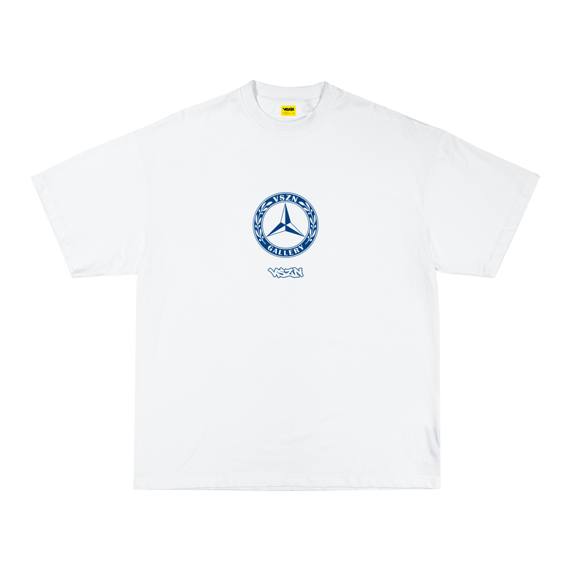 BLUE MERC TEE - WHITE