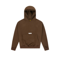 DOUBLE HOODIE - BROWN
