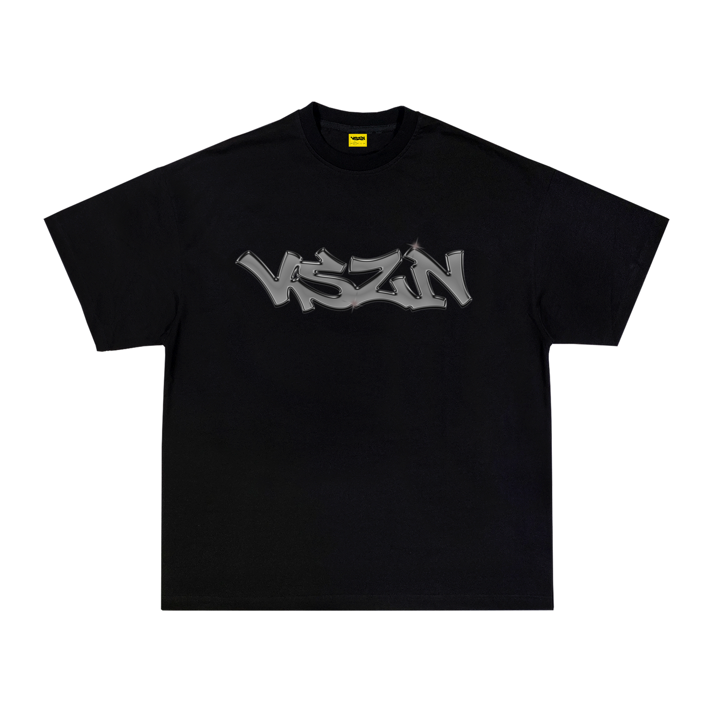 CHROME TEE - BLACK