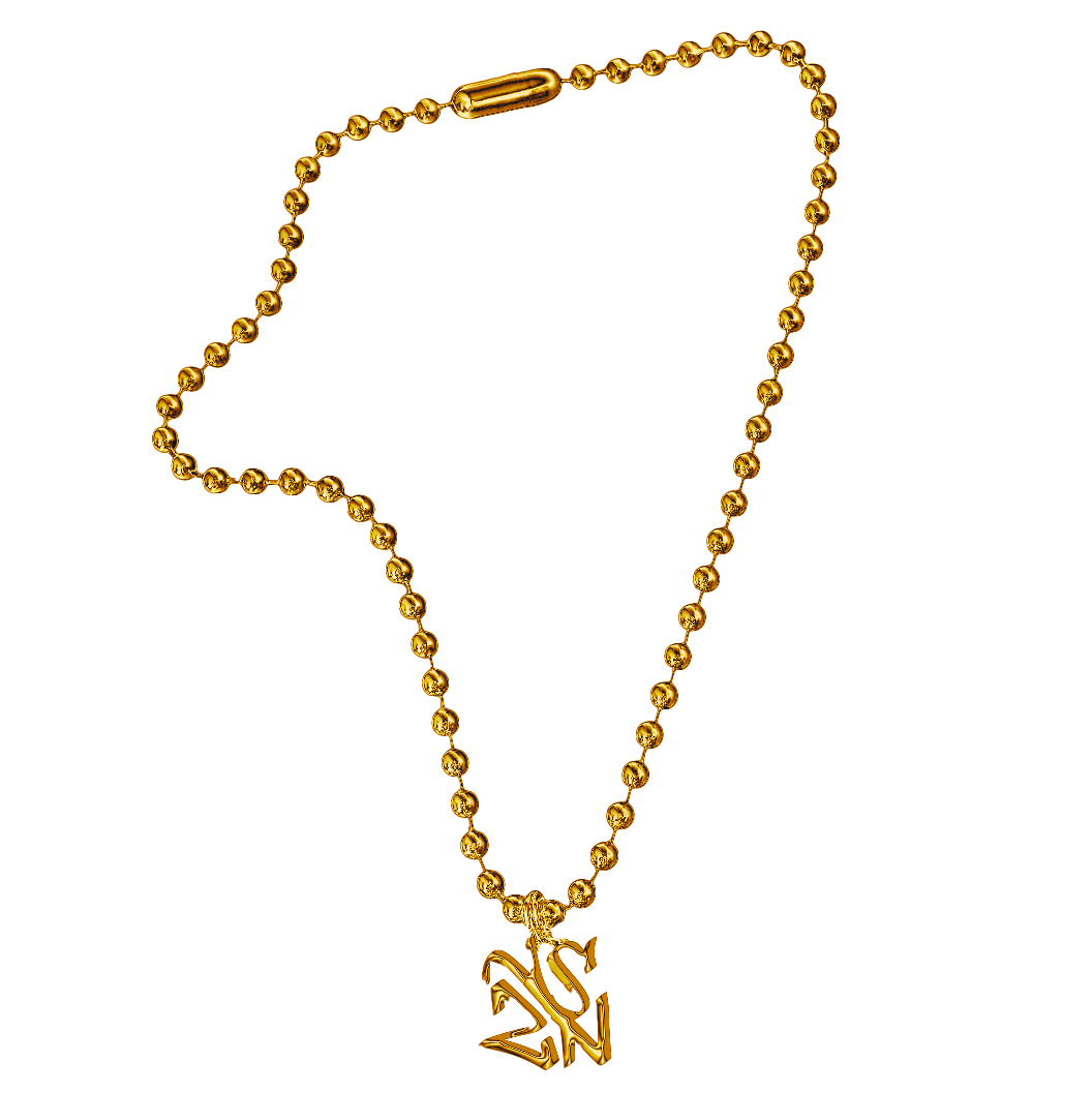VSZN 3D BALL CHAIN - GOLD