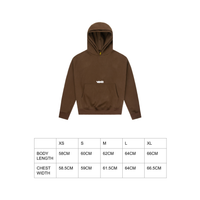 DOUBLE HOODIE - BROWN