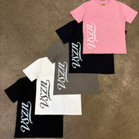OBLIQUE TEE - BLACK