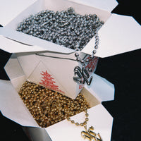 VSZN 3D BALL CHAIN - SILVER