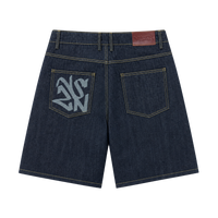 RAW DENIM JORTS