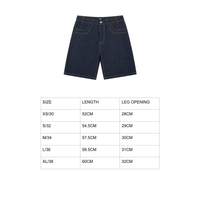 RAW DENIM JORTS