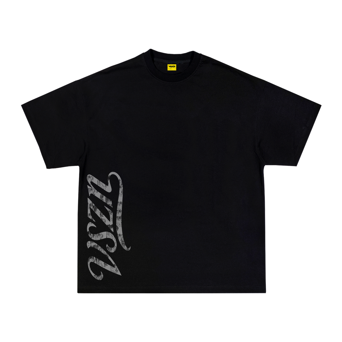 OBLIQUE TEE - BLACK