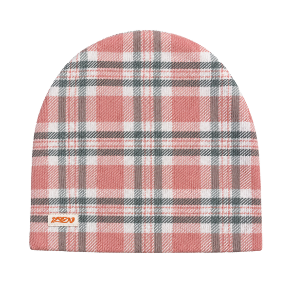 PLAID BEANIE