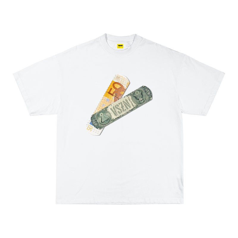 PLASTER TEE - WHITE