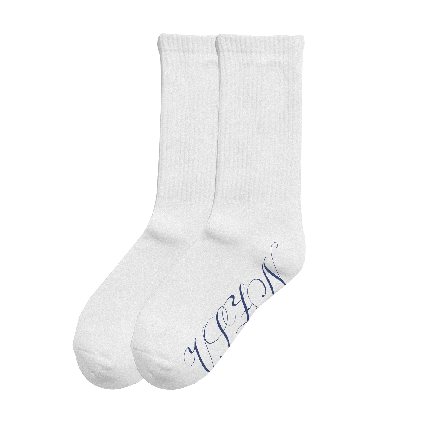 SCRIPT SOCKS - WHITE