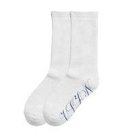 SCRIPT SOCKS - WHITE