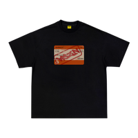 TRAIN TICKET TEE - BLACK