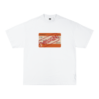TRAIN TICKET TEE - WHITE