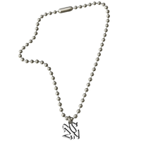 VSZN 3D BALL CHAIN - SILVER