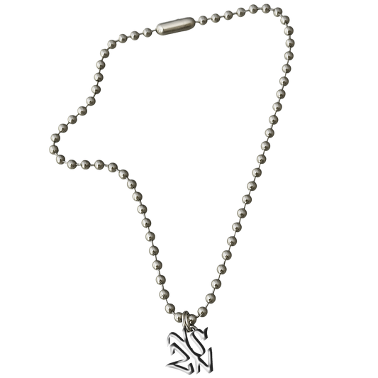 VSZN 3D BALL CHAIN - SILVER