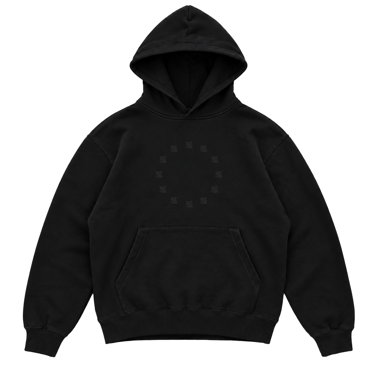 EURO HOODIE - BLACK