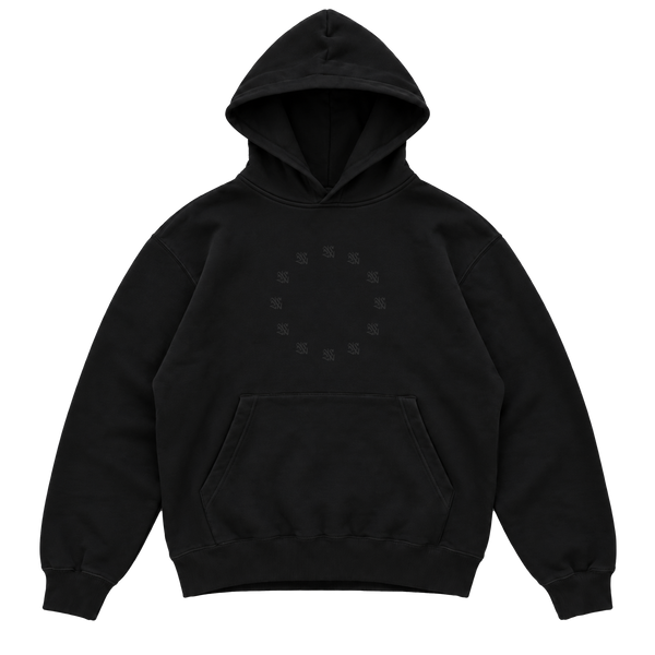 EURO HOODIE - BLACK