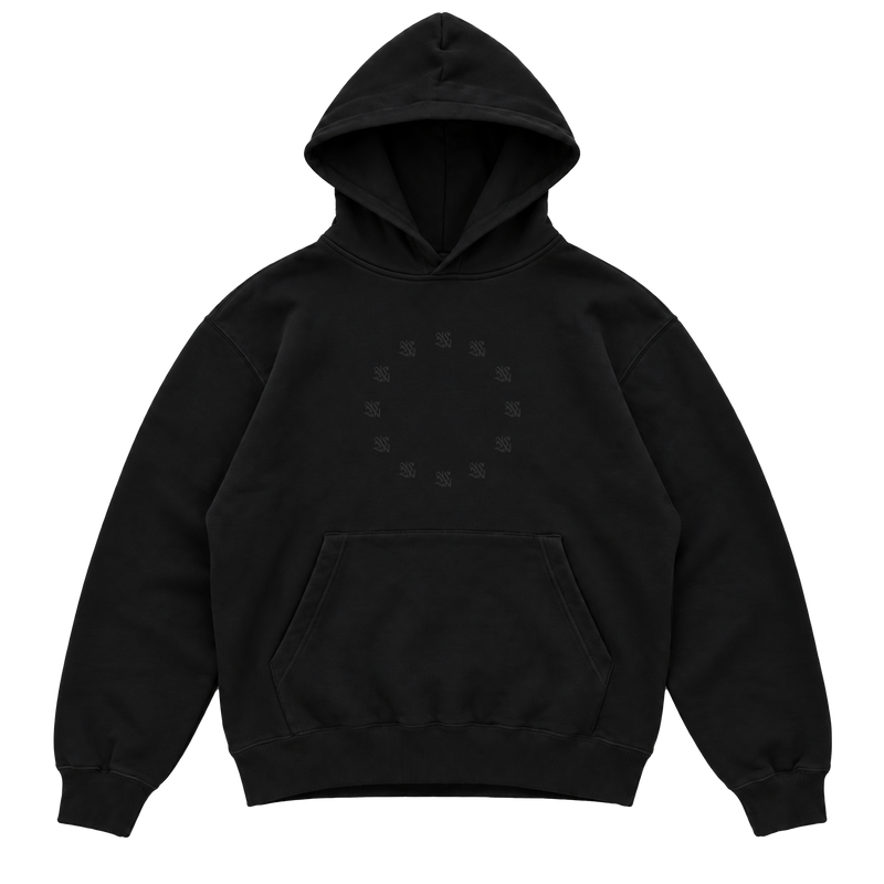 EURO HOODIE - BLACK